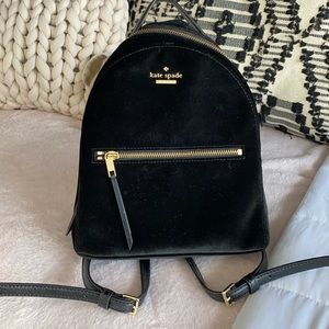 Kate Spade Velvet backpack